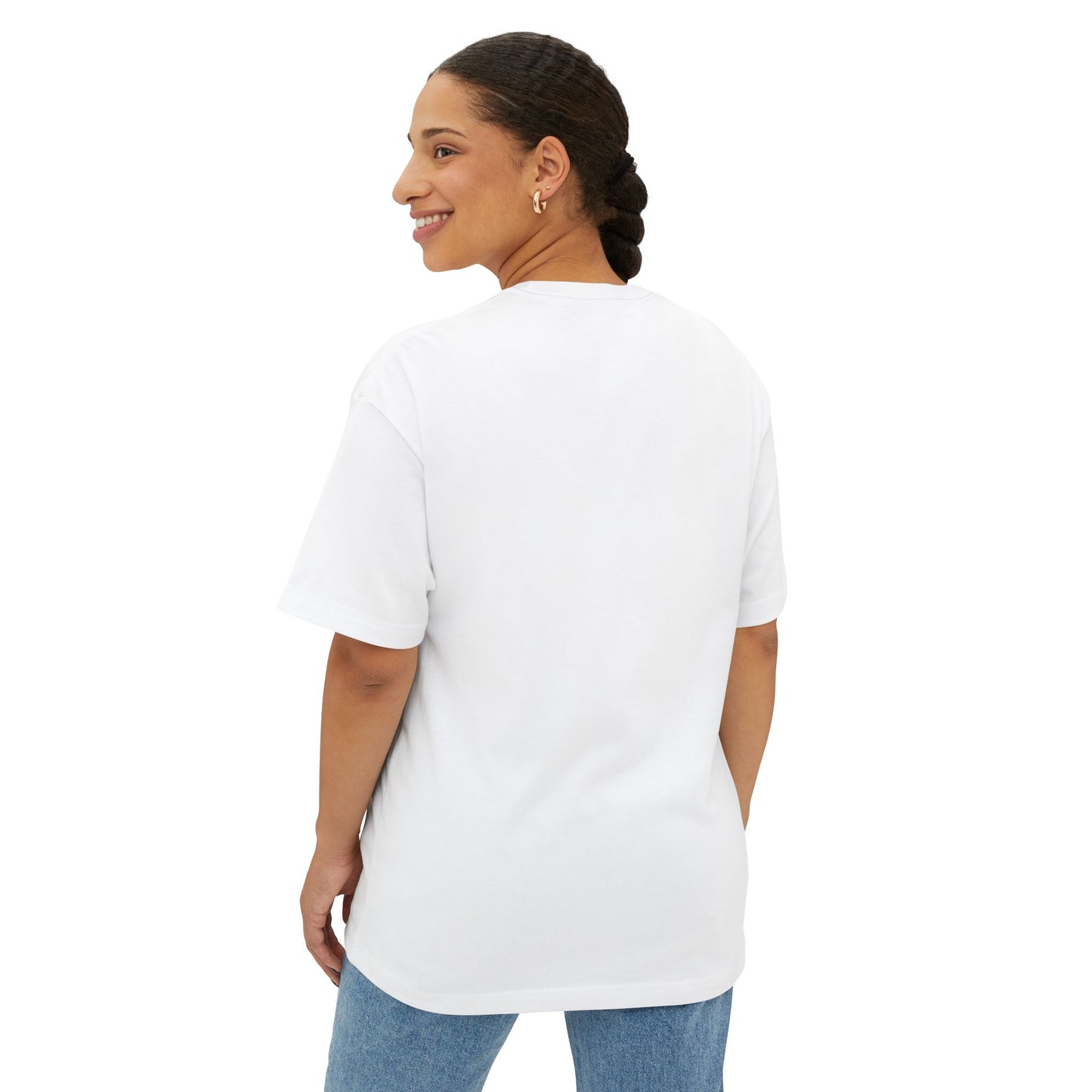 Unisex Oversized Boxy Tee - Daddy's Home Graphic Tee, Funny Casual Shirt, Cool Gift for Dads, Birthday, Father's Day, Lounge Wear
