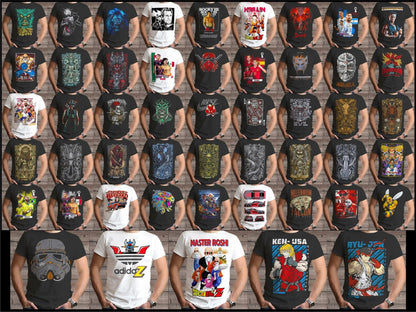 Custom T-Shirt Sampler - 3 shirts mystery grabs