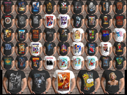 Custom T-Shirt Sampler - 3 shirts mystery grabs