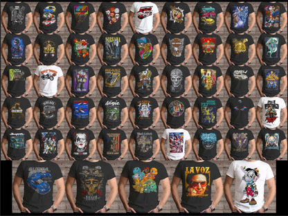 Custom T-Shirt Sampler - 3 shirts mystery grabs