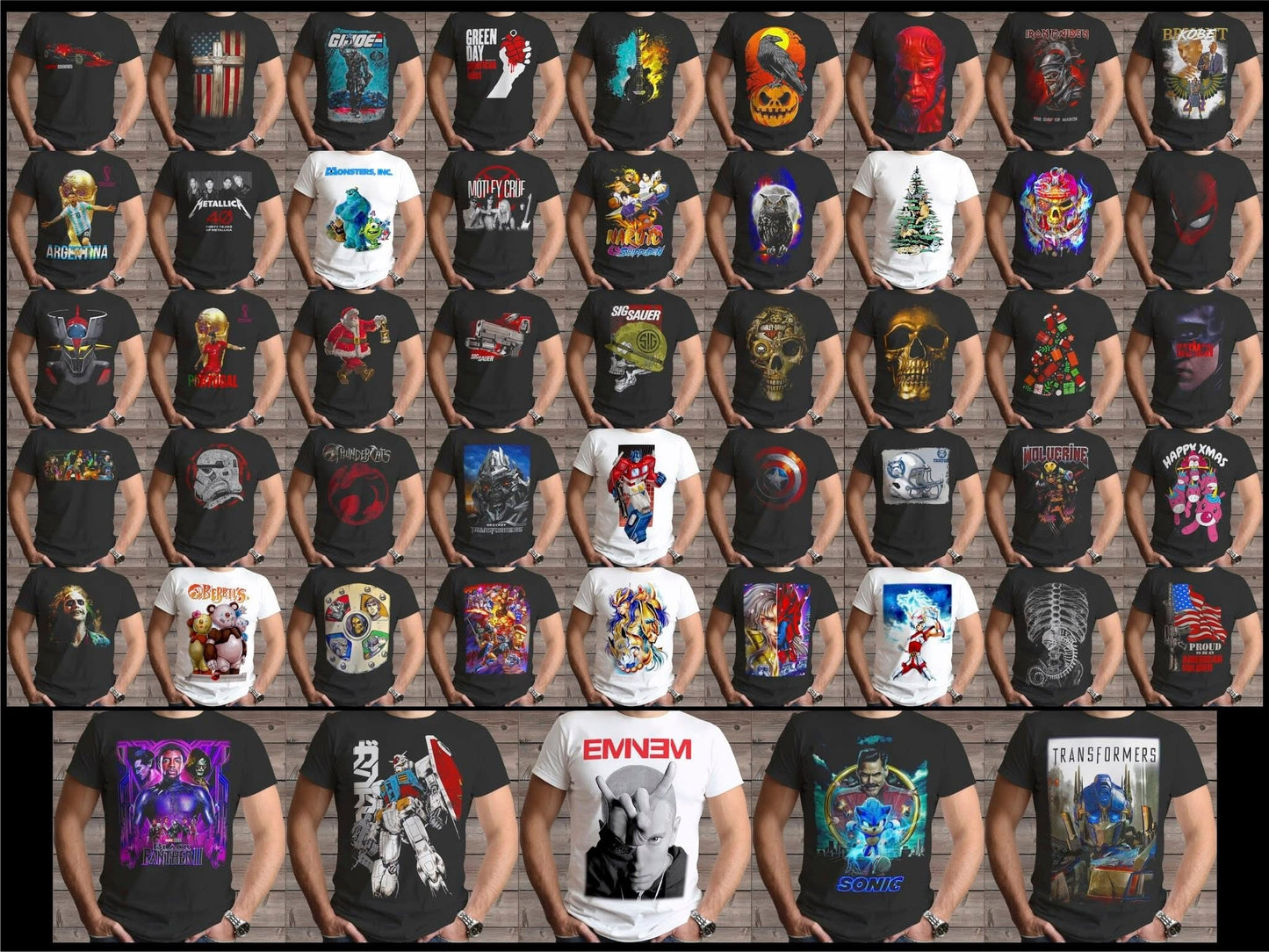 Custom T-Shirt Sampler - 3 shirts mystery grabs