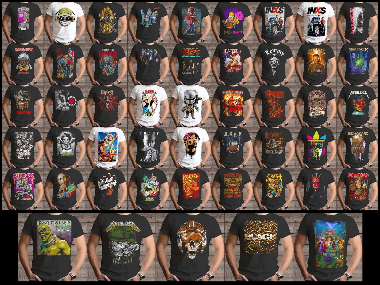 Custom T-Shirt Sampler - 3 shirts mystery grabs