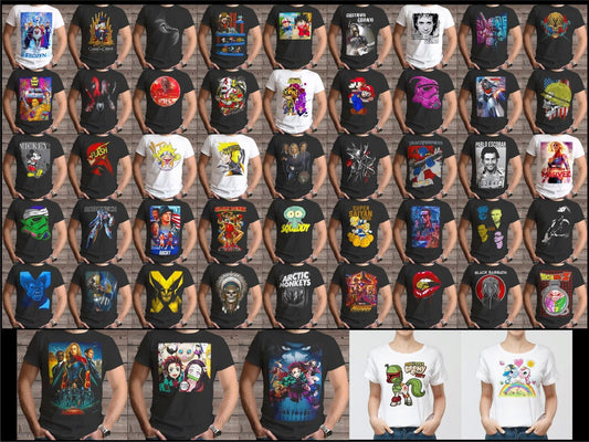 Custom T-Shirt Sampler - 3 shirts mystery grabs