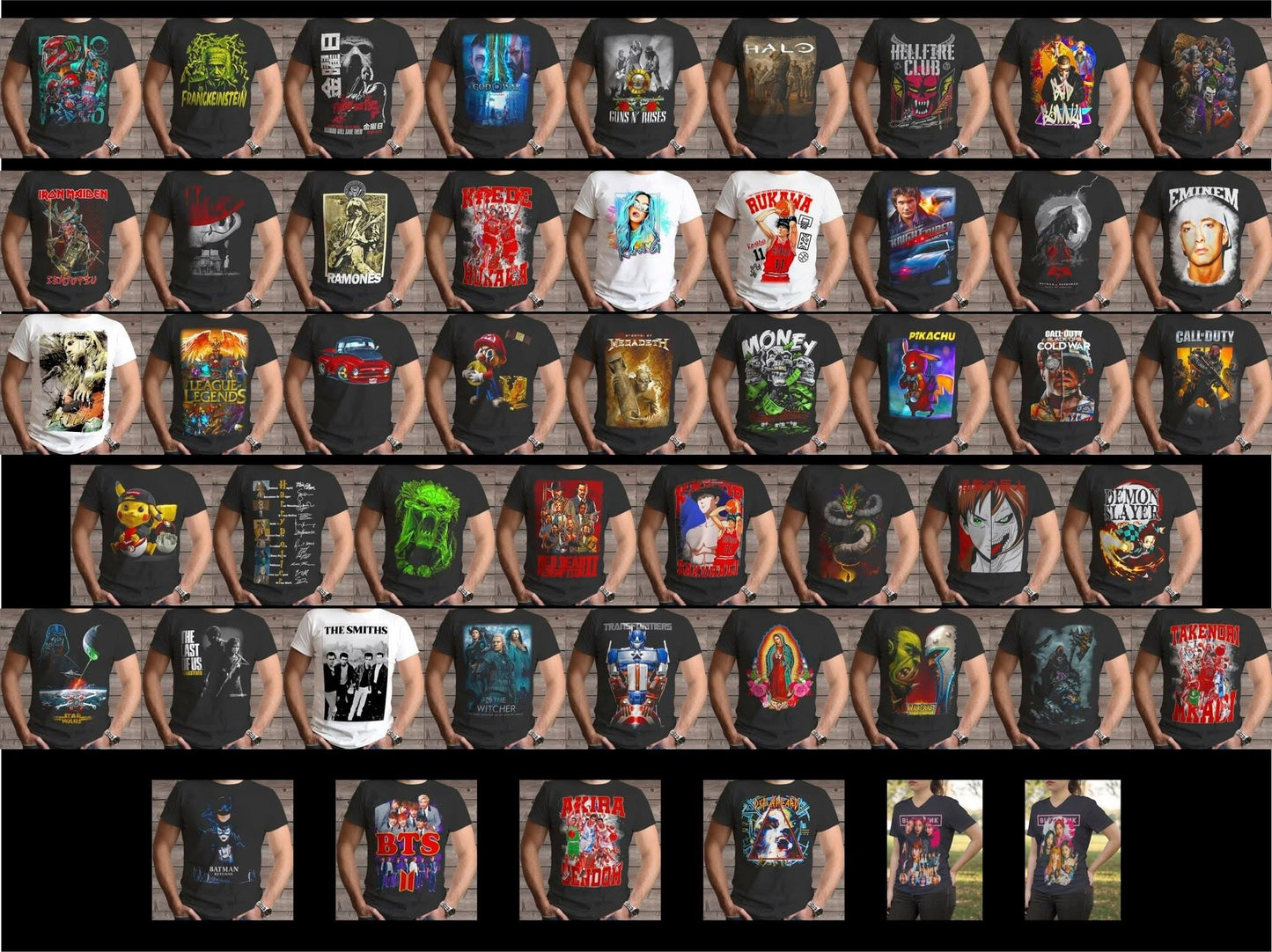 Custom T-Shirt Sampler - 3 shirts mystery grabs