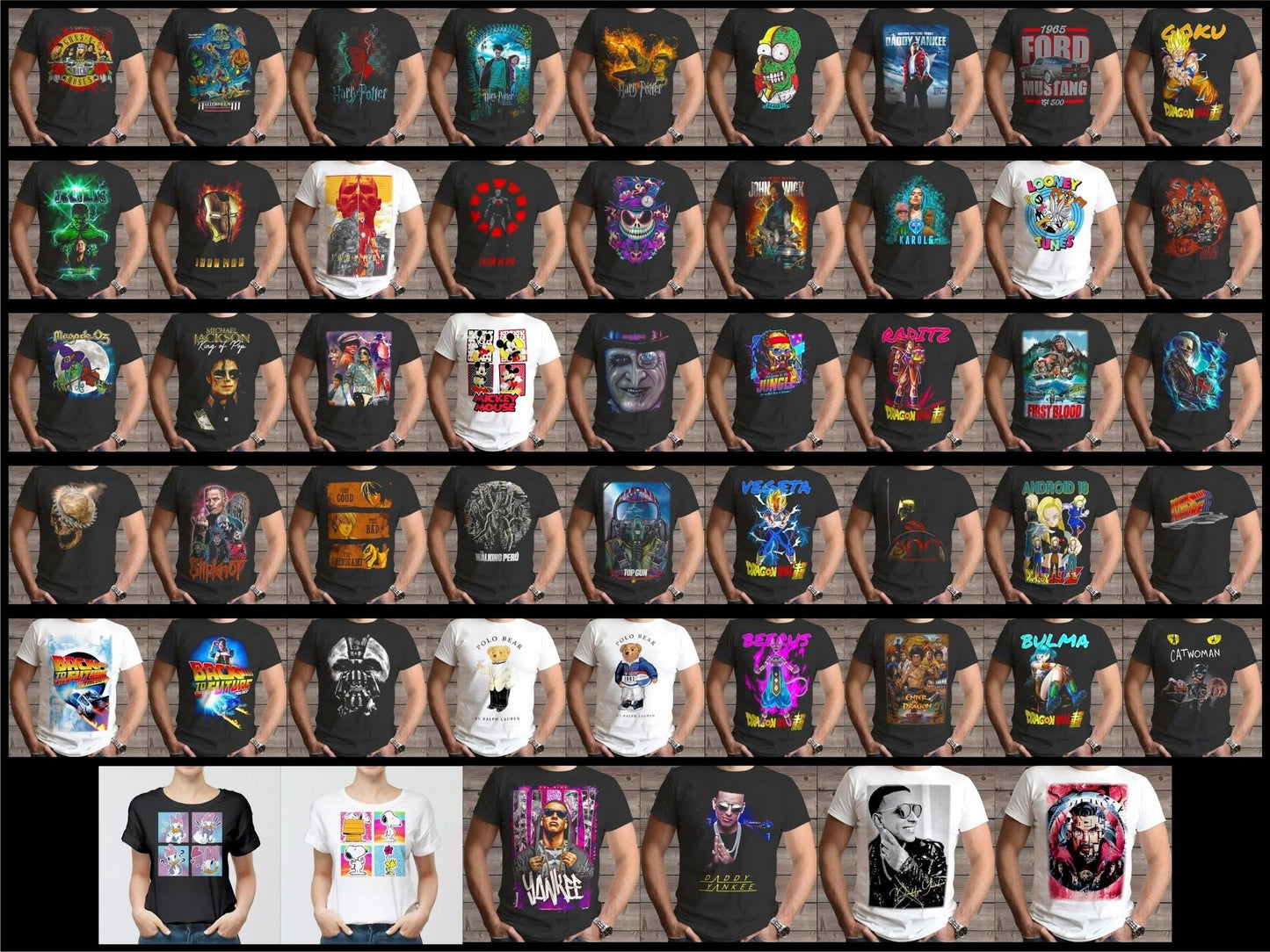 Custom T-Shirt Sampler - 3 shirts mystery grabs