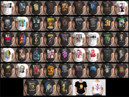 Custom T-Shirt Sampler - 3 shirts mystery grabs