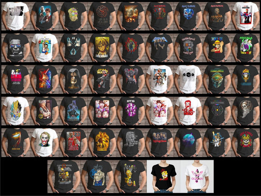 Custom T-Shirt Sampler - 3 shirts mystery grabs